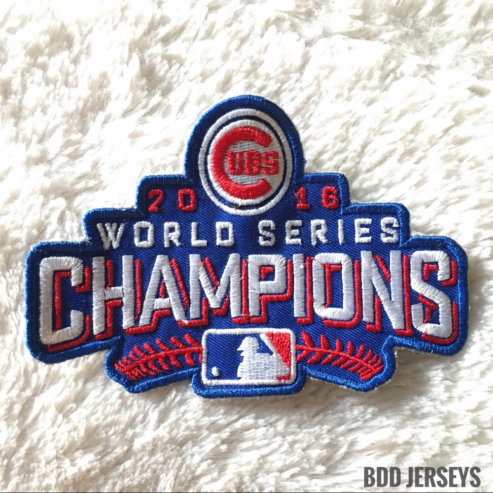 Chicago Cubs MLB 2016 World Series Champions Patch